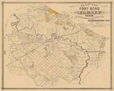 fort bend county map